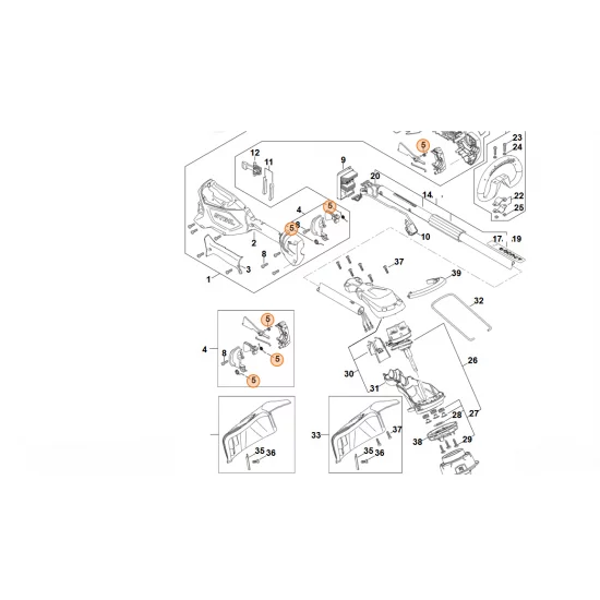 STIHL   Zestaw elementów mocujących LA03 007 1300